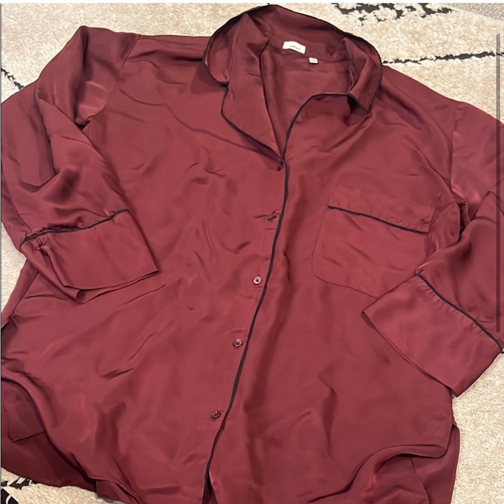 Wilfred Satin Blouse Oversized